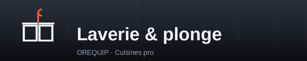 Laverie & plonge